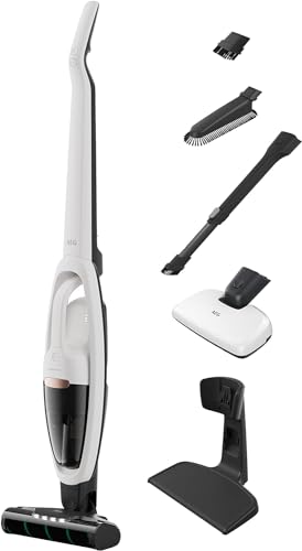 Aeg Hygienic 5000 As52Hp25Sh Aspirapolvere A Batteria 2 In 1, Piacevolmente Silenzioso 80 Db(A), 58% Materiale Riciclato, Fino A 55 Minuti Di Autonomi