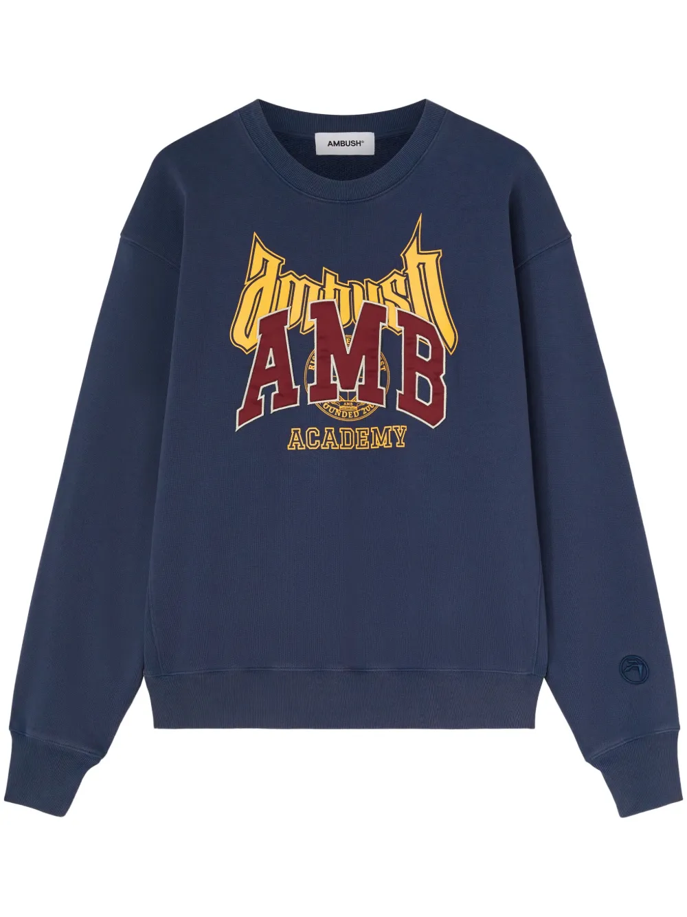 AMBUSH logo-appliqué sweatshirt - Blu