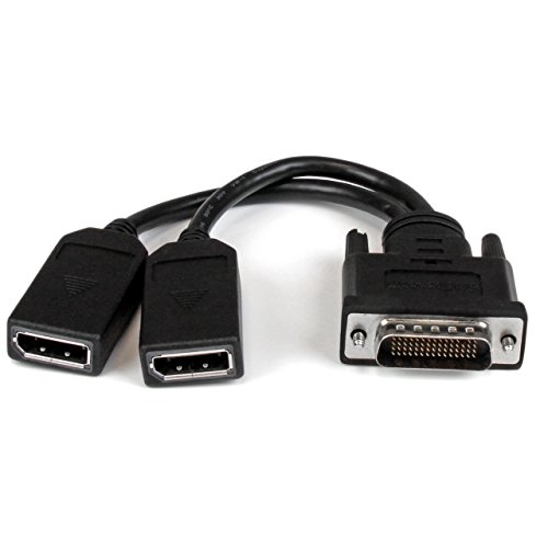 Startech.Com Cavo Adattatore Lfh59 / Dms59 A Doppio Displayport, Convertitore Lfh59 A Due Uscite Dp Da 20Cm
