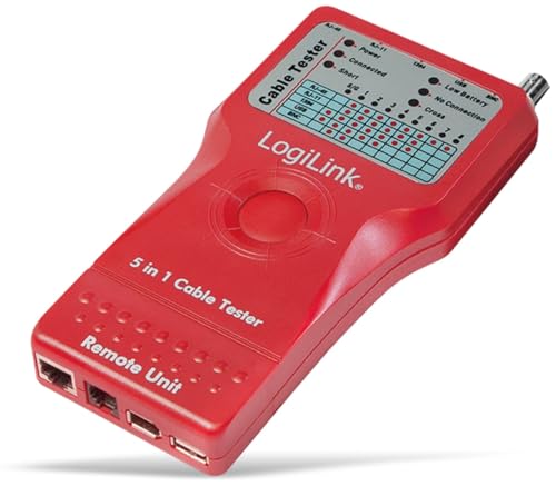 Logilink Cabletester 5In1 Rj45/Rj11/Usb, Wz0014