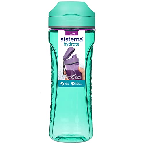Sistema Flacone Hydrate Tritan Swift Da 600 Ml, Colori Assortiti, 9 X 7,3 X 20,9 Cm