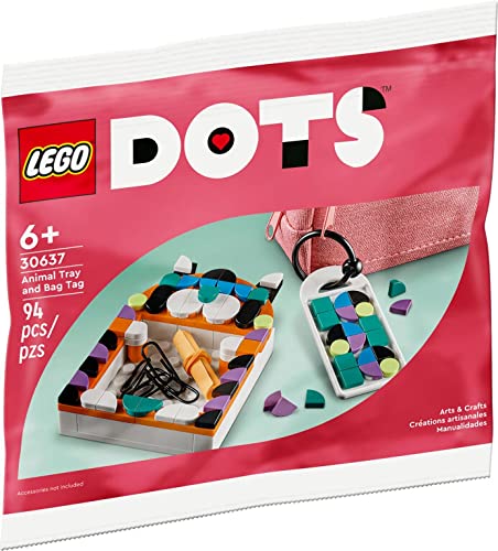 Lego Dots Polybag-Tier-Ablageschale Polybagtierablageschale & Taschenanhänger(30637)