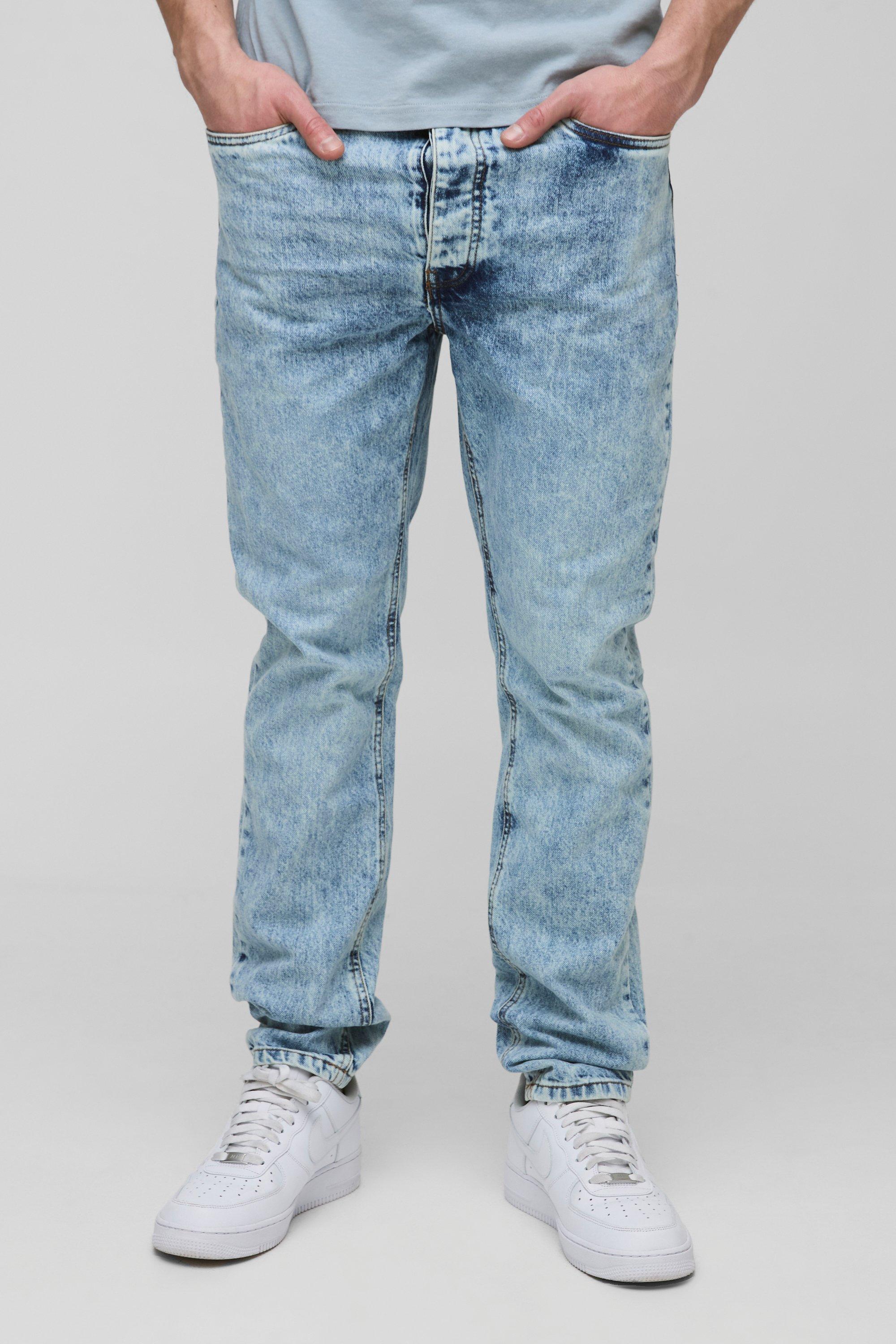 Tall Slim Rigid Jean, Azzurro