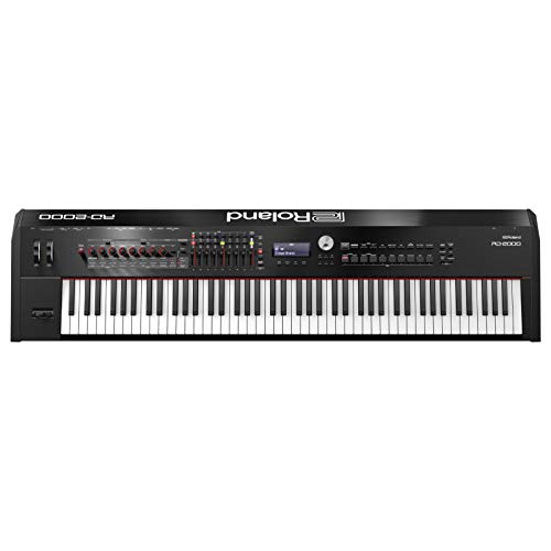 Roland Rd-2000 88Keys Black Digital Piano - Digital Pianos (23 W, 1412 Mm, 367 Mm, 140 Mm, 21.7 Kg, Lcd)