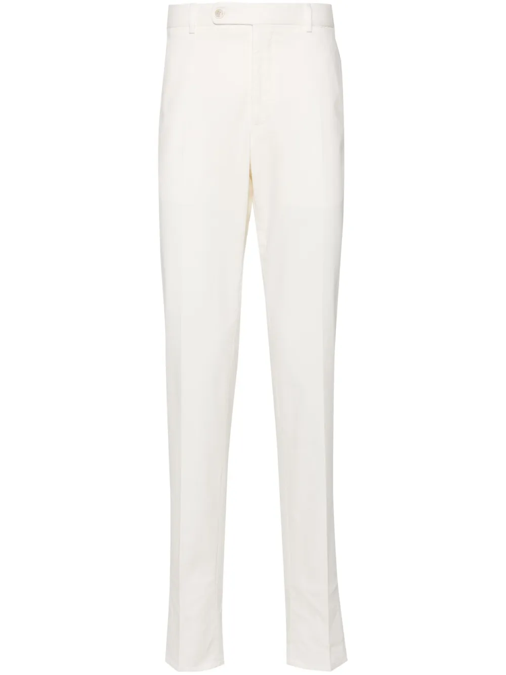 Incotex pressed crease tailored trousers - Bianco