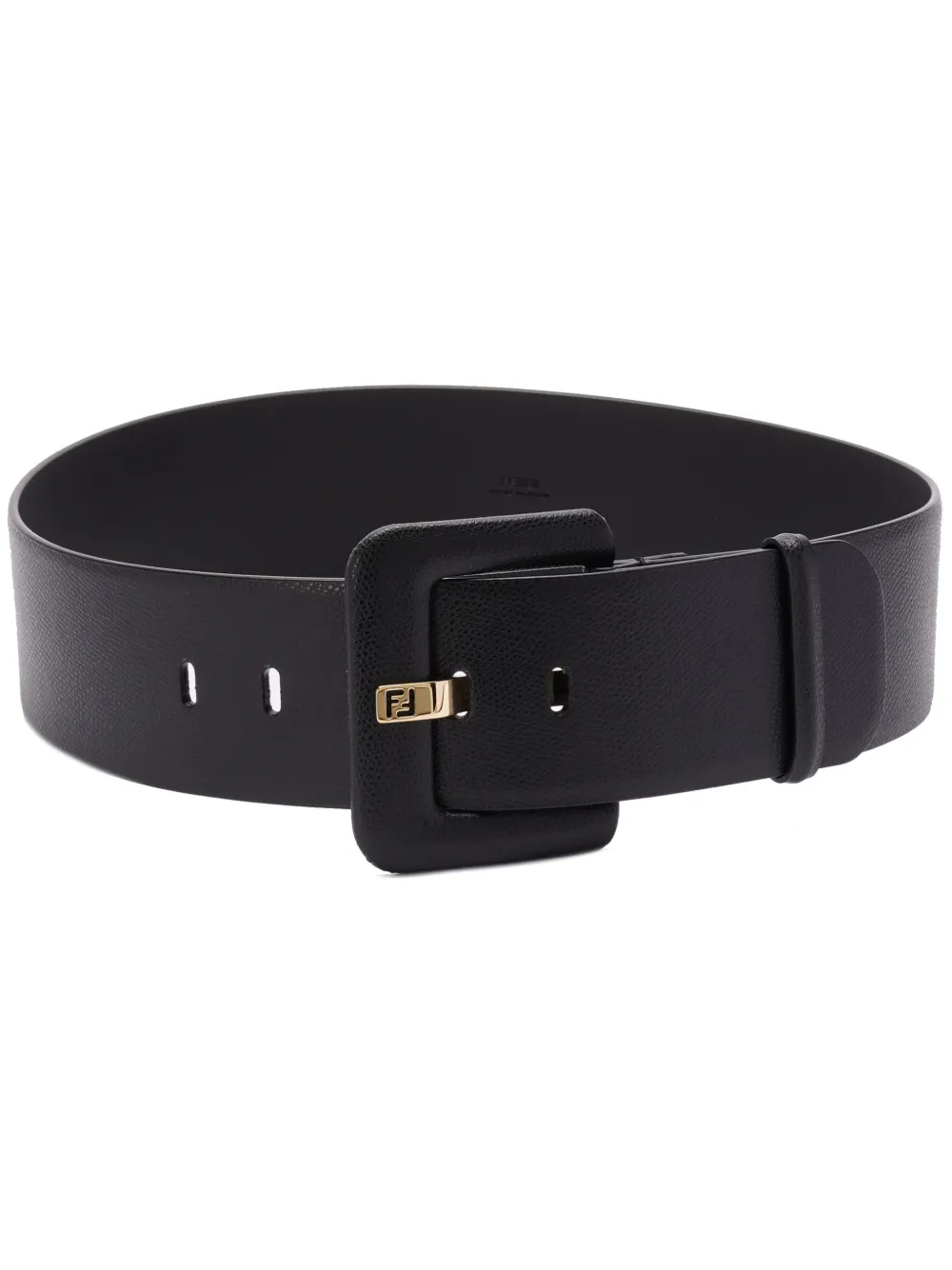 FENDI logo-engraved belt - Nero