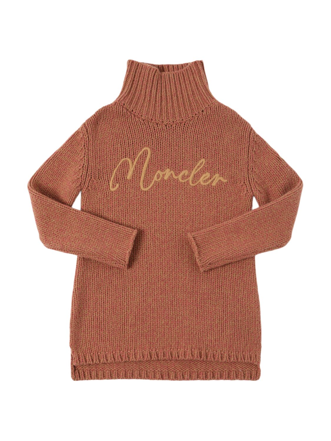 Logo Virgin Wool Sweater Dress