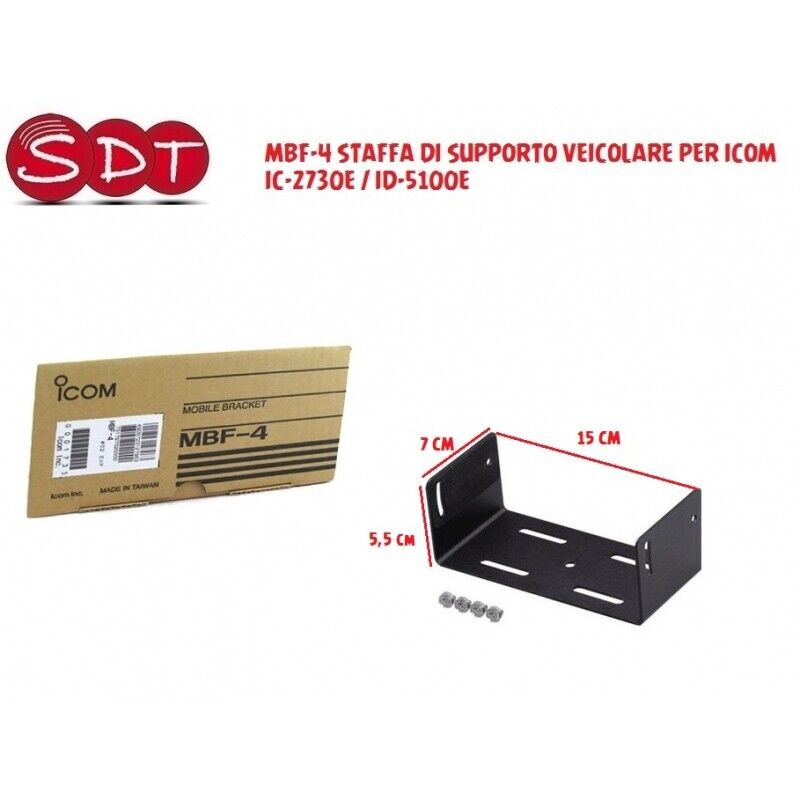 ICOM MBF-4 STAFFA DI SUPPORTO VEICOLARE PER ICOM IC-2730E / ID-5100E