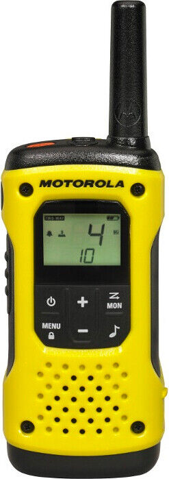 Ricetrasmittente Walkie Talkie 8 canali 500 mW Nero/Giallo Motorola TLKR T92 H2O