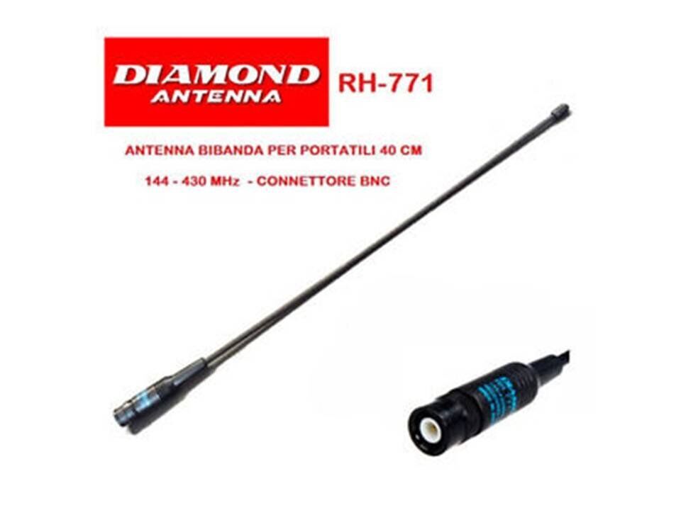 DIAMOND RH-771 ANTENNA BIBANDA PER PORTATILI 144-430 MHZ