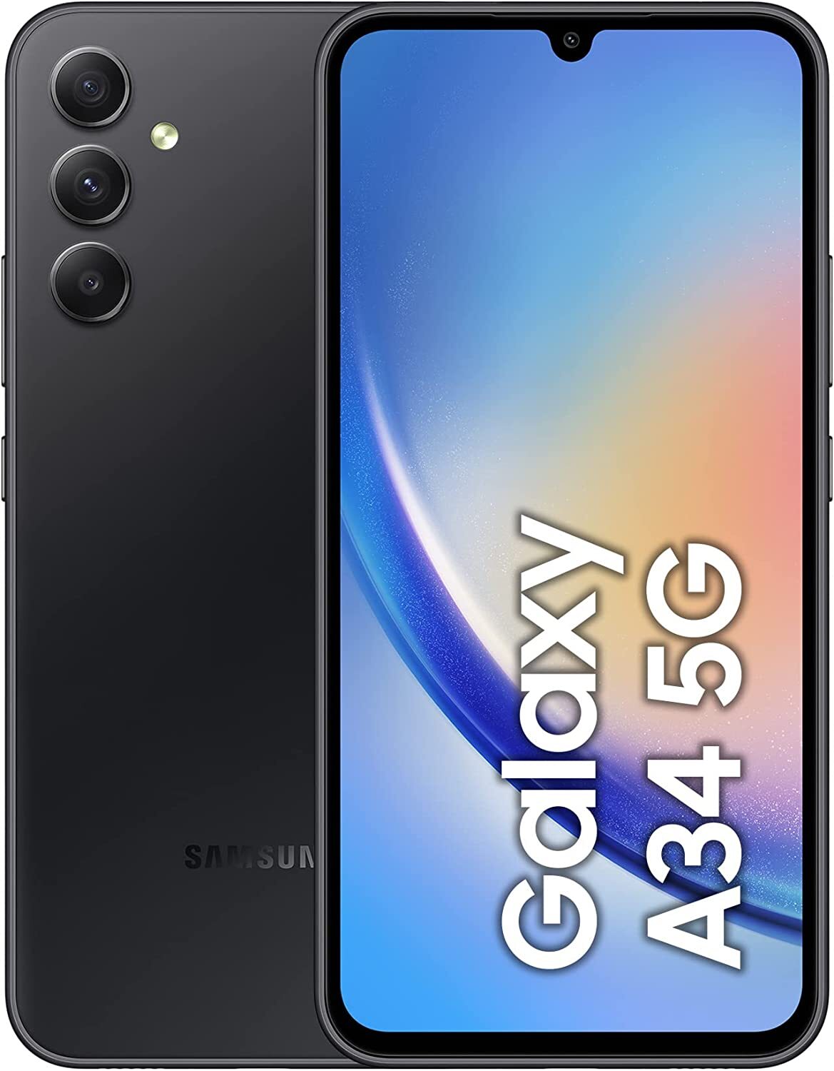 Samsung Galaxy A34 5g 8gb 256gb 6.6'' Amoled 120hz Dual Sim Awesome Graphite Ent