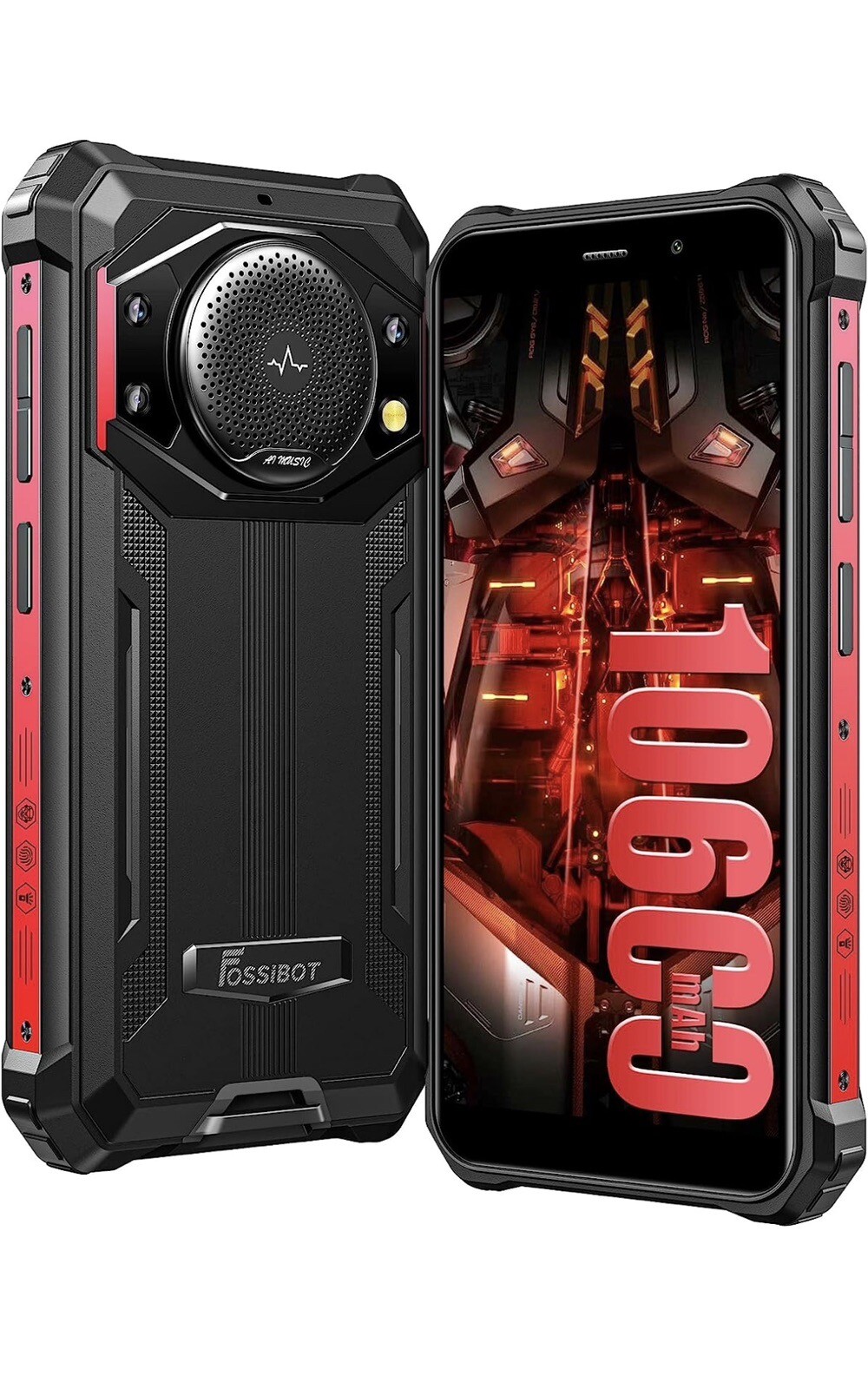 FOSSiBOT F101 Rugged Smartphone 2023, 10600mAh Altoparlante 123dB (P9T)