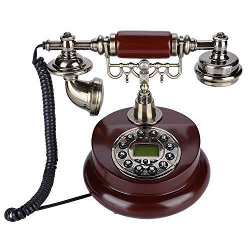 Telefono Vintage, Telefono Fisso Casa Telefono Retrò Con Tappetino (r5b)