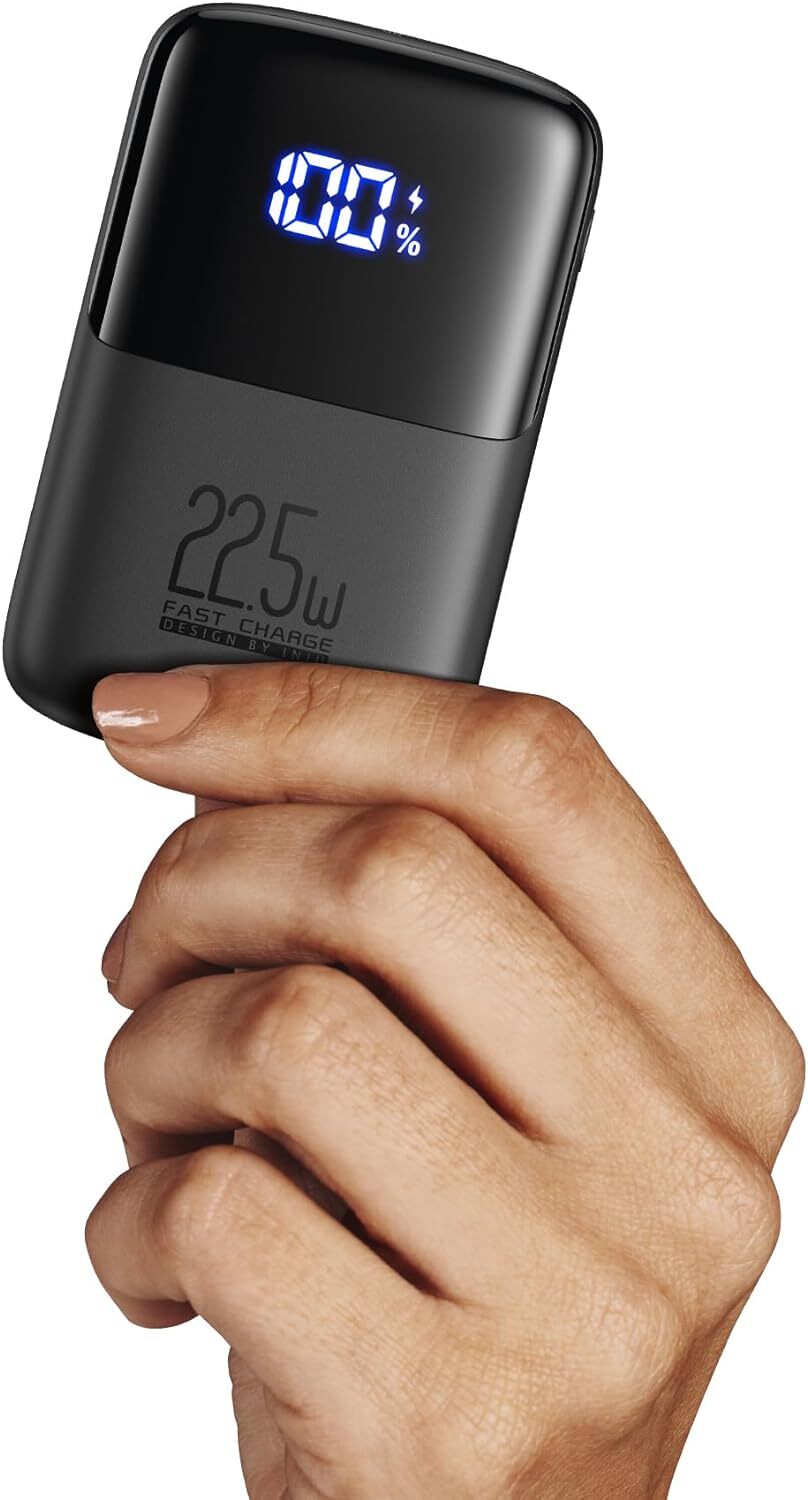 INIU Power Bank, 10000mAh 22.5W Mini Caricatore Portatile Ricarica Rapida, Batte