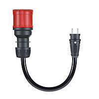 go-e CH-04-02 0,3 m Interno IP55 Nero Rosso 1 presa(e) AC 230 V CH-04-02