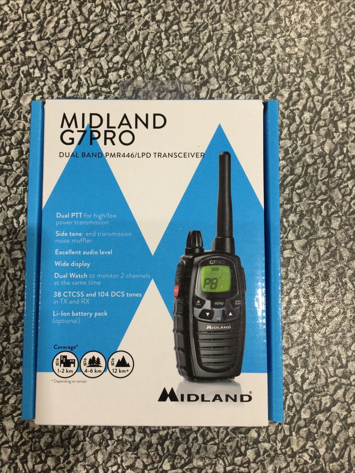 Radio Midland G7 PRO Walkie Talkie - Nero