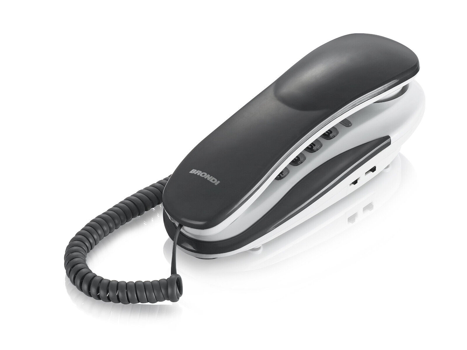 TELEFONO FISSO BRONDI CON TASTI GRANDI ALTO VOLUME DESIGN SLIM BRONDI KENOBY
