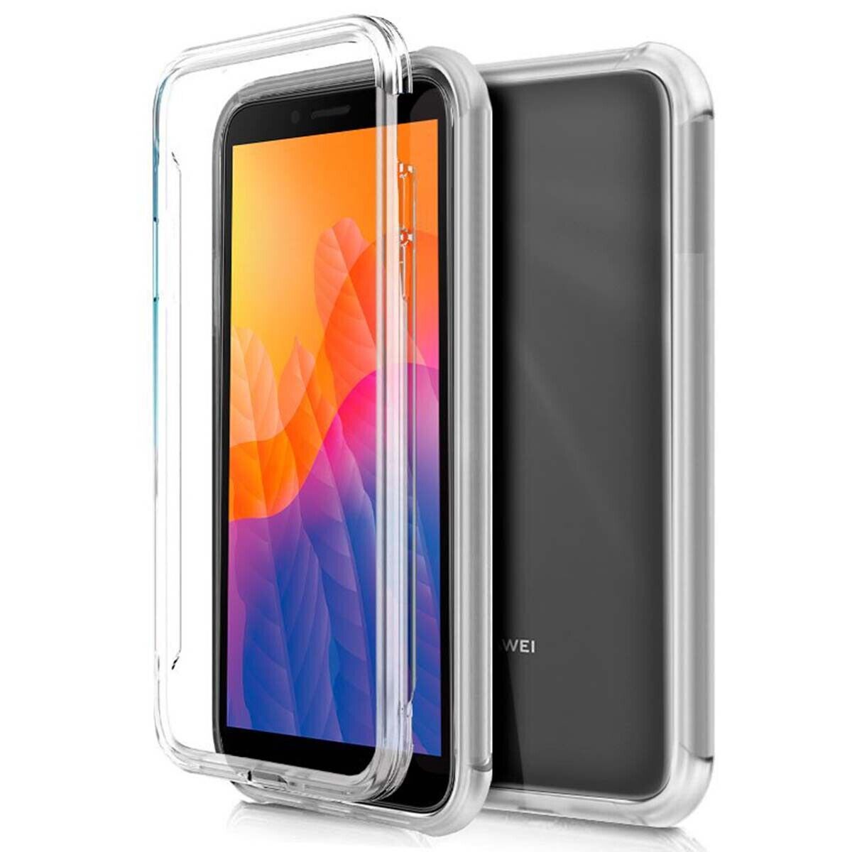 Cover Completa Trasparente PC+TPU Full Body 360 per Huawei Y5p