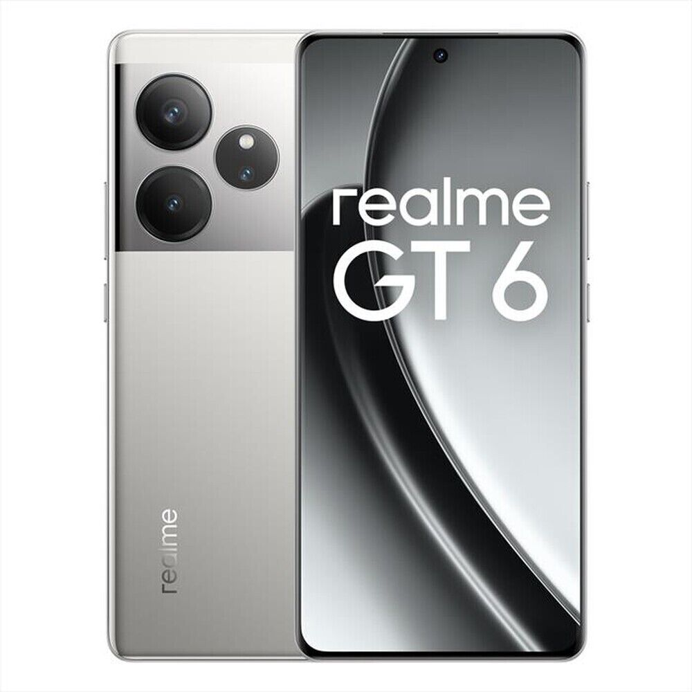 REALME GT6 6.7" 512GB RAM 16GB DUAL SIM 5G FLUID SILVER ITALIA