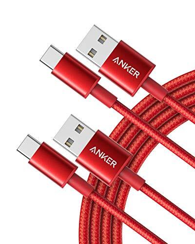 Anker cavo usb type-c 331 confezione da 2 cavo usb c doppio nylon intrecciato...