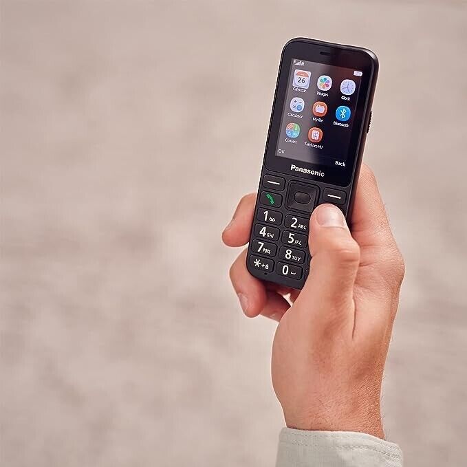 Panasonic KX-TU250EXB nero 4G Essentials Telefono cellulare, 