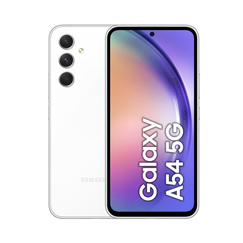 SAMSUNG GALAXY A54 5G DUAL SIM 128GB RAM 8GB WHITE GARANZIA ITALIA NO BRAND