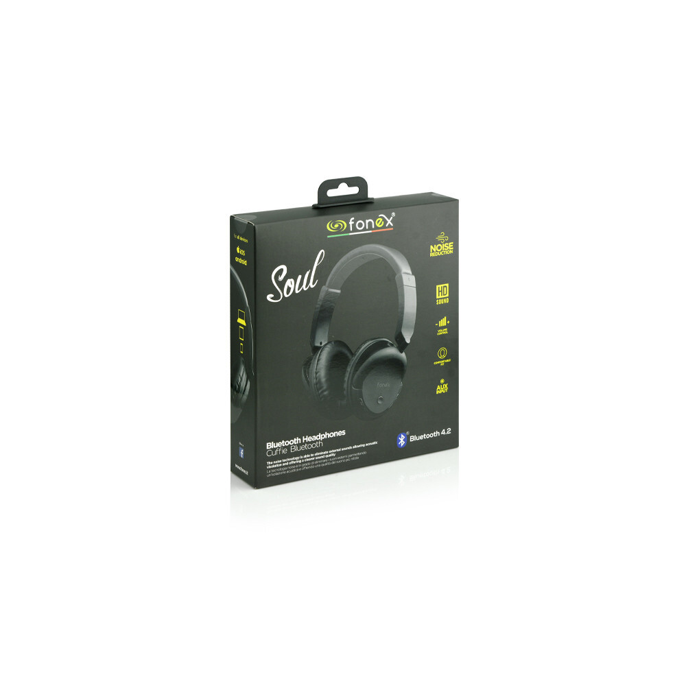 Fonex cuffie Bluetooth SOUL Noise reduction HD sound Aux input btsoul