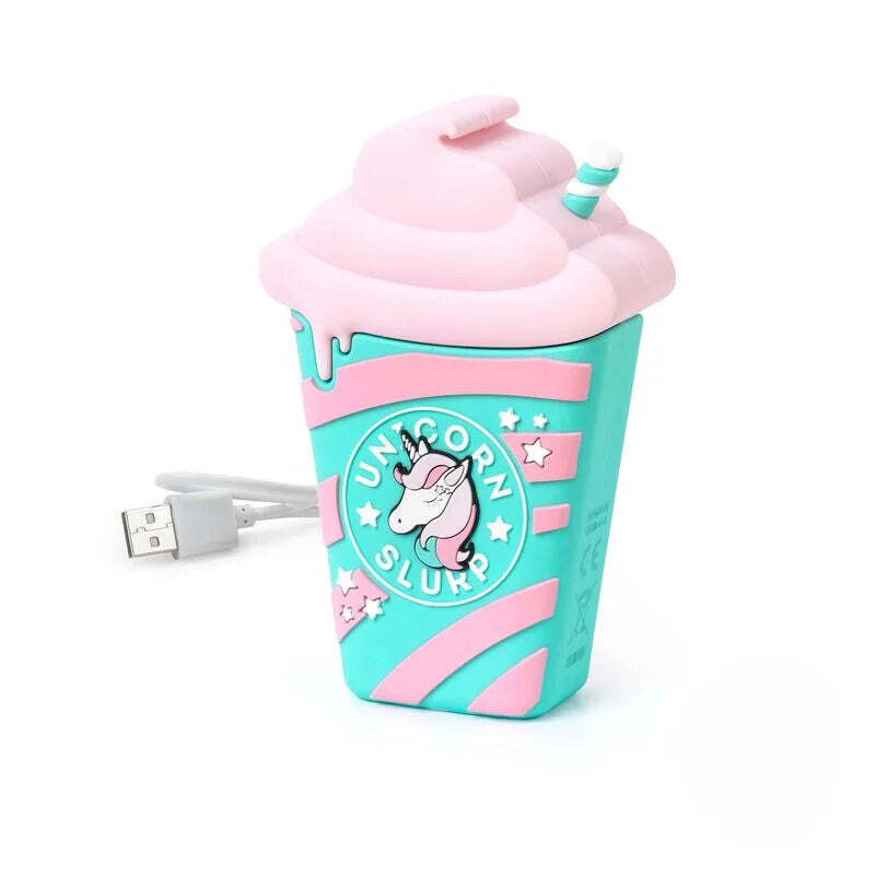 caricabatteria portatile - super power milkshake unicorno