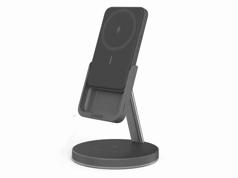 Caricabatterie wireless magnetico Anker 633 MagGo stazione ricarica wireless ...