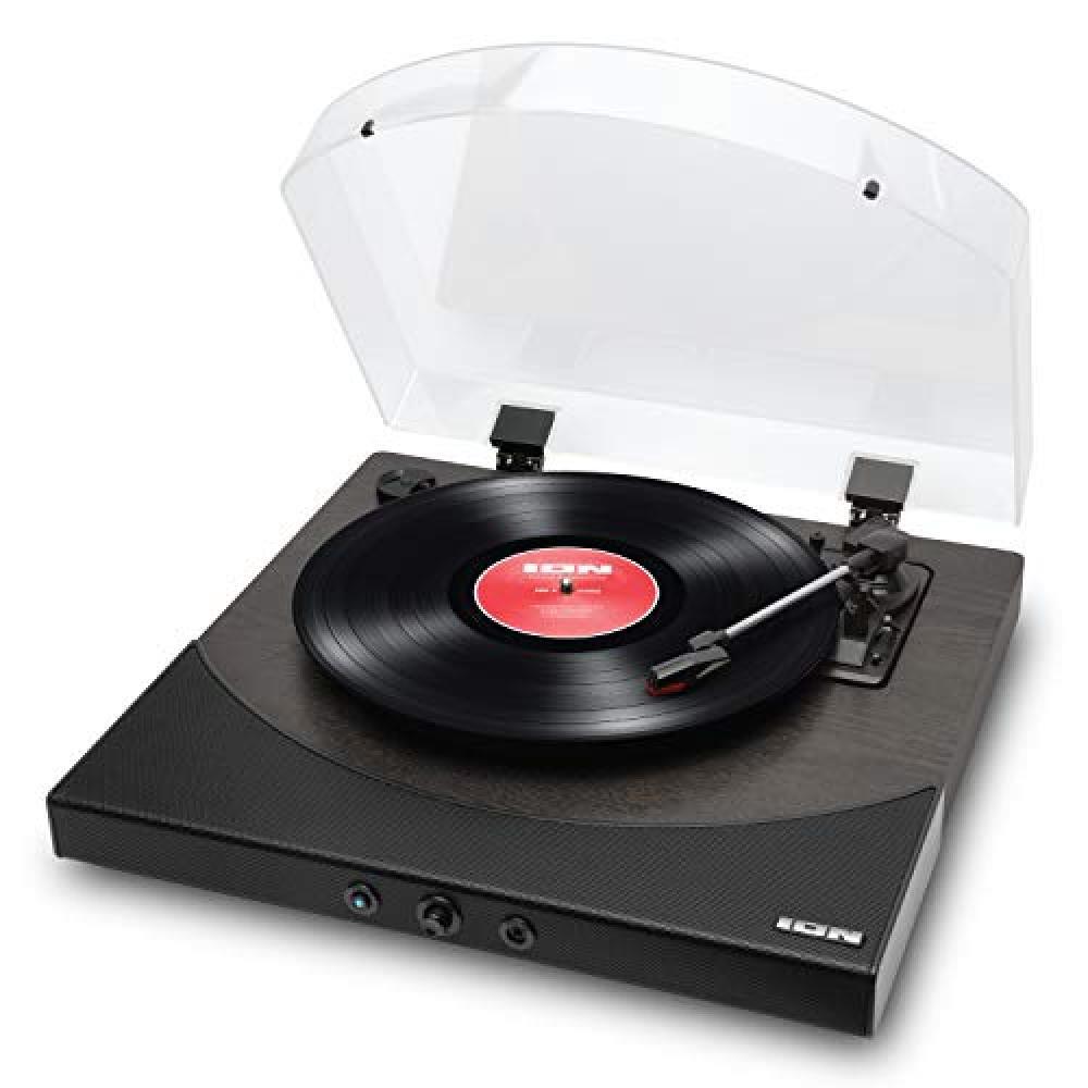 (TG. 31) ION Audio Premier LP Black - Giradischi Vinili con Soundbar Bluetooth,