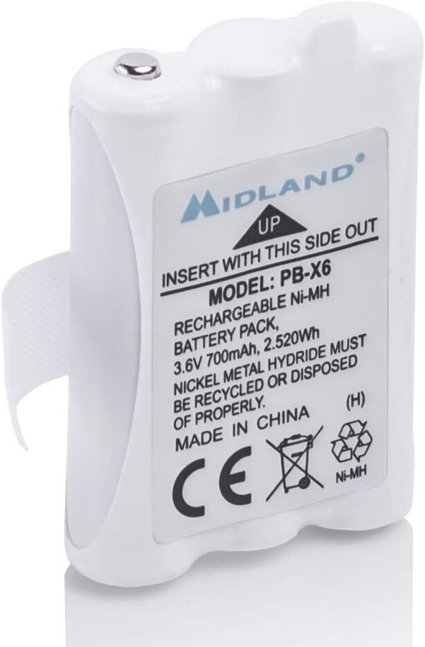 Midland PB-X6 - Batteria per XT50/XT60, 700 mAh, Ni-MH