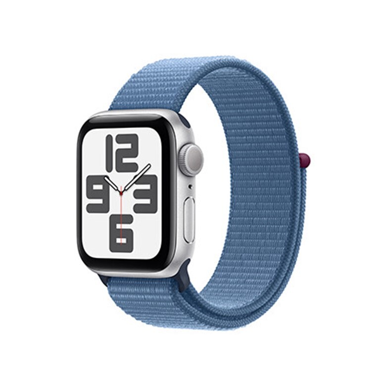 Apple Watch SE 2023 GPS + Cellular 40mm - Silver Aluminium Case - Winter Blue Sp