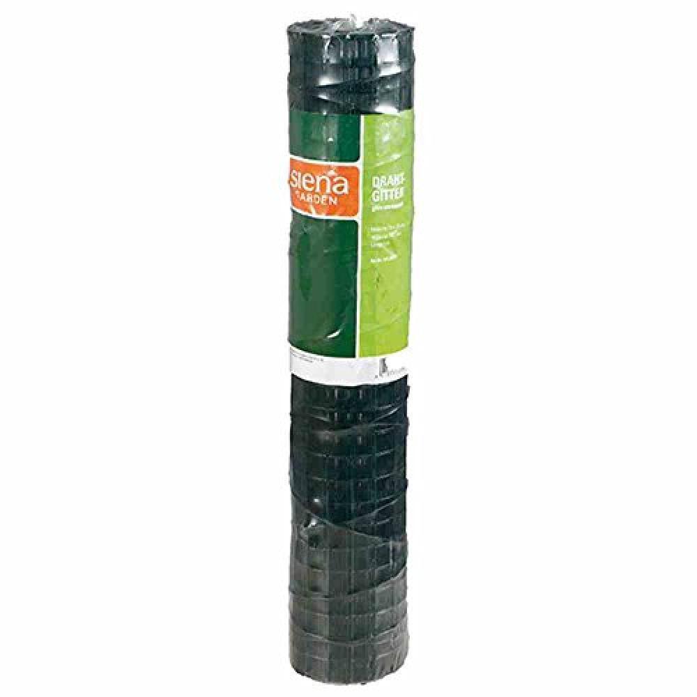 Siena Garden griglia metallica, 1000 mm x 5 m, 1,10 mm stark, PVC, 1 pezzo, verd