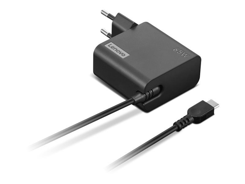 Lenovo 65W USB-C Wall Adaptor-EU Pin P Caricabatteria GX21L58555