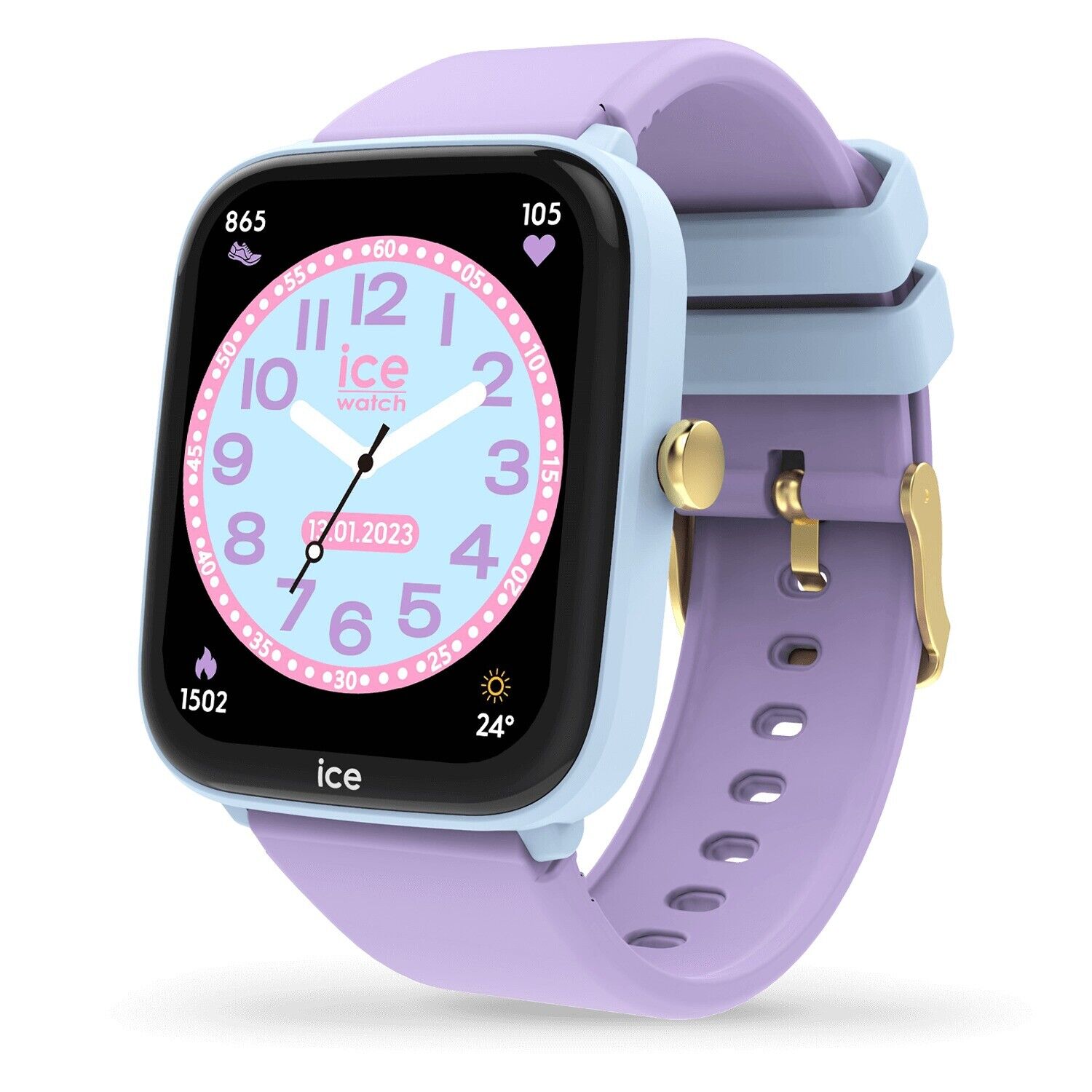 Smartwatch Junior ICE WATCH 2.0 022800 Silicone Lilla TOUCHSCREEN