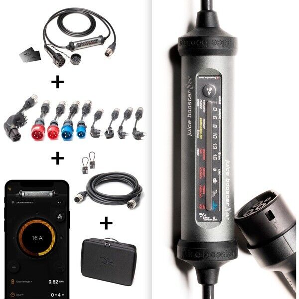 Juice Technology BOOSTER 3 air Master Traveller Set Caricabatteria EL-JB3AG4