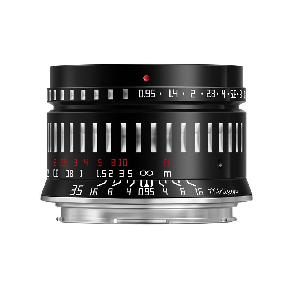 Ttartisan 0.95/35mm Black/Chrome F. Canon EOS R Aps-c (1721496457)