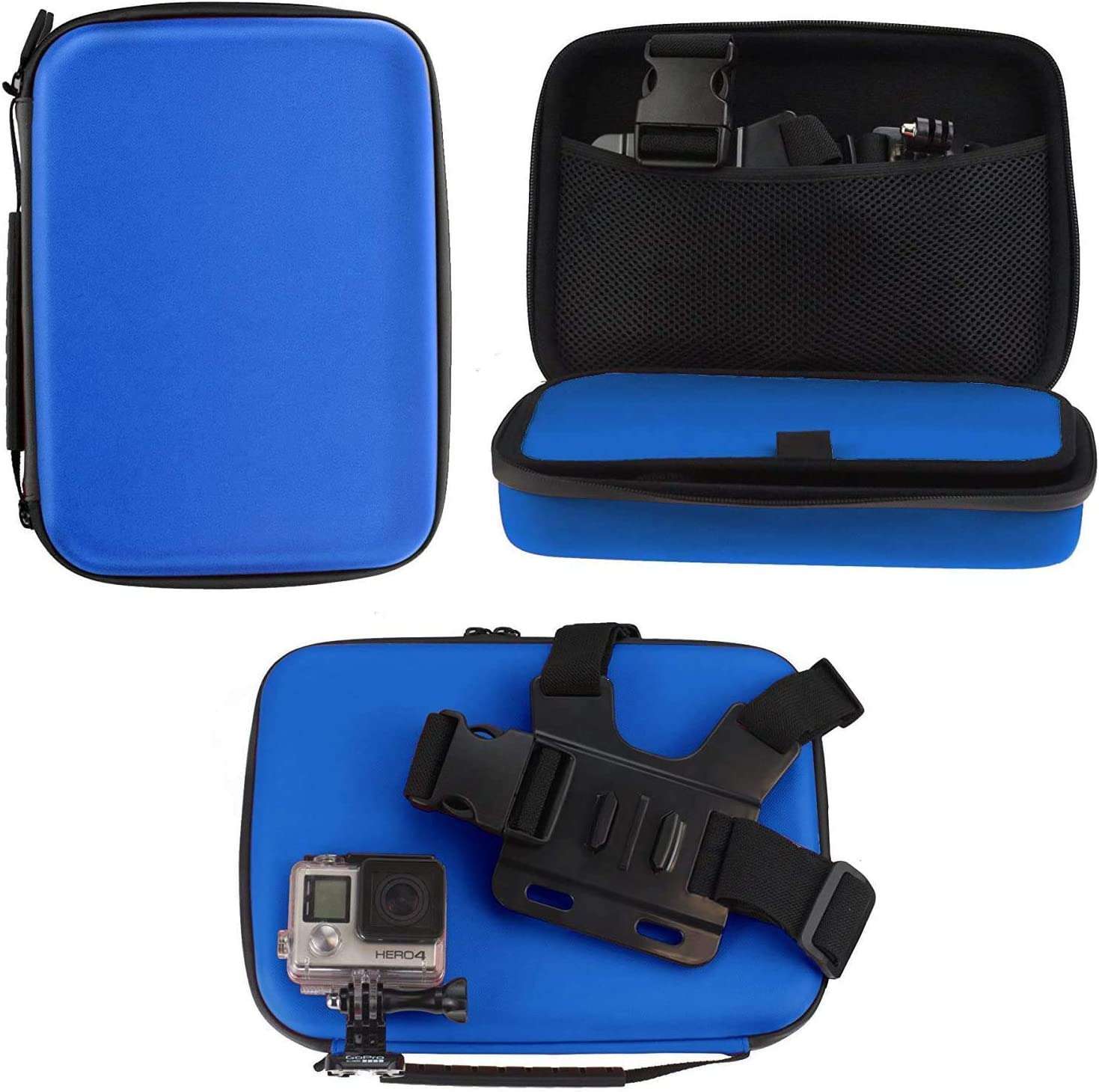 Navitech Blue Action Camera Hard Case For The SJCAM SJ6 Pro Action Camera