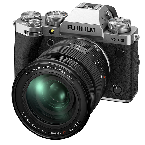 Fujifilm X-T5 Silver + XF 16-80mm F4.0 R OIS WR Garanzia Ufficiale Fujifilm