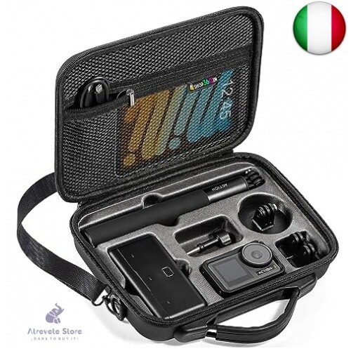 Tomat Osmo Action 3/Action 4 Custodia da trasporto per DJI Osmo Action 3/Action