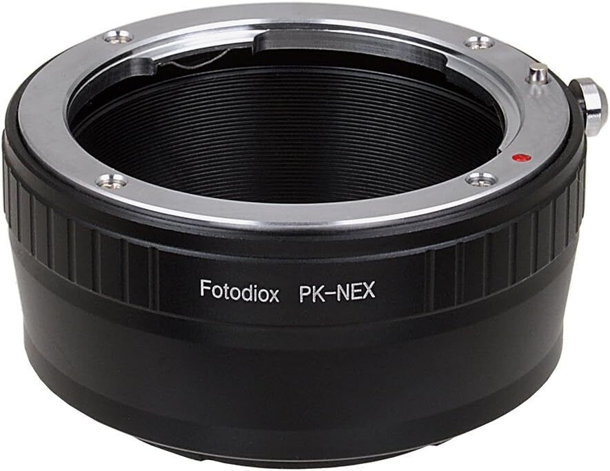 Fotodiox Adattatore per obiettivo PK-NEX, Pentax K/PK su Sony Alpha K