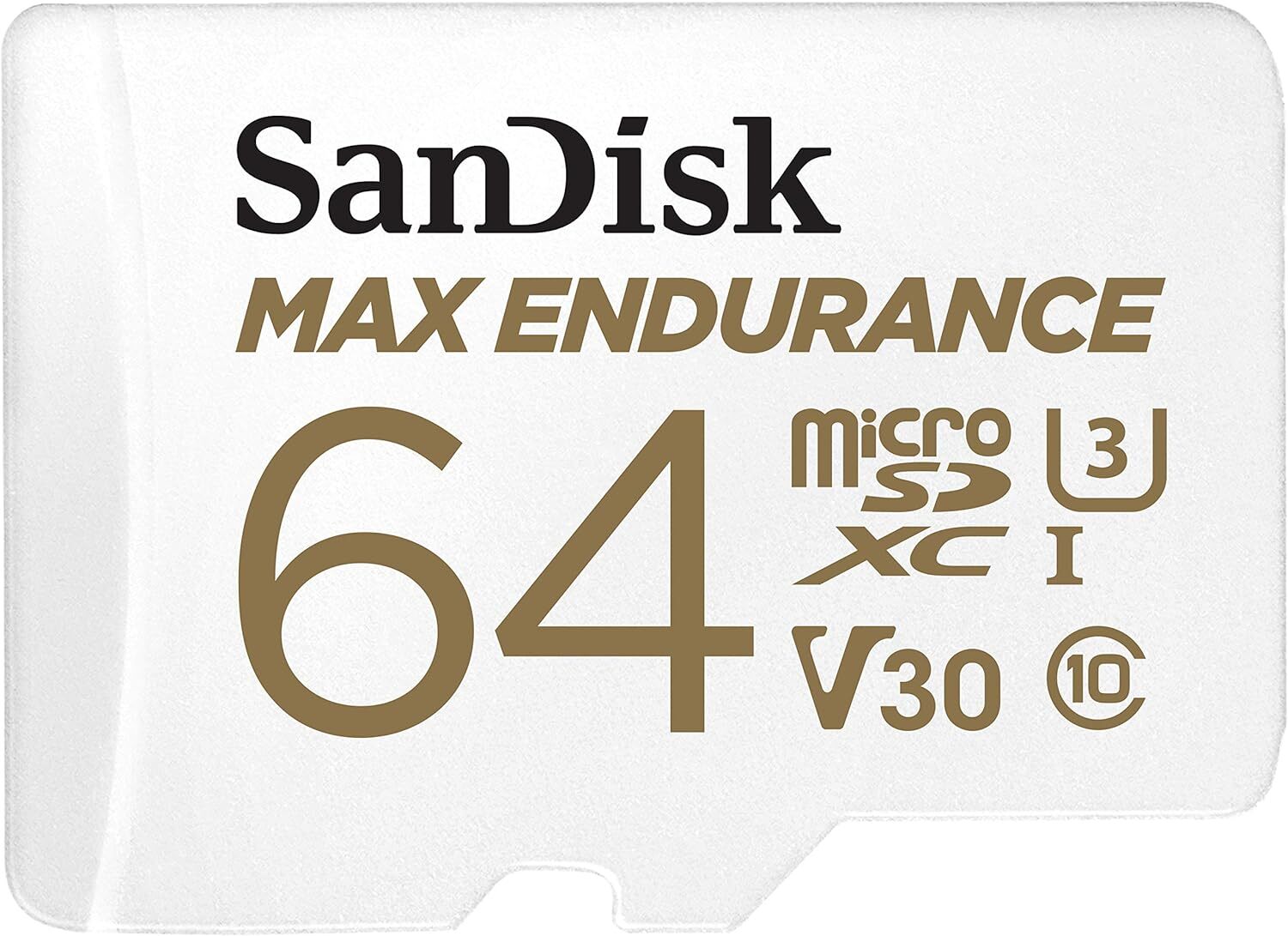 SanDisk MAX ENDURANCE Video Monitoring for Dashcams & Home 64 GB