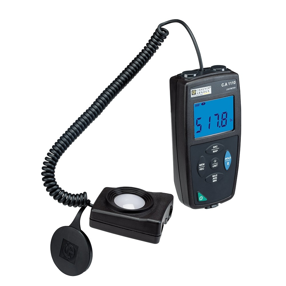 Esposimetro Fotometro digitale Chauvin Arnoux C.A 1110 200000 Lux USB Bluetooth