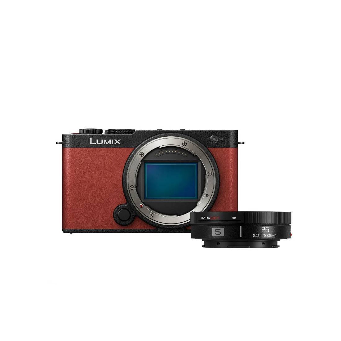 Panasonic Lumix S9 (Crimson Red) + Lumix S 26mm F/8 Fuoco manuale