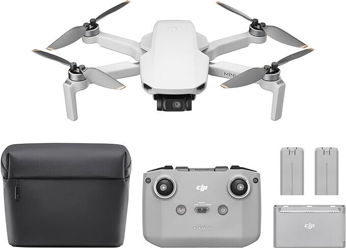 DJI Mini 4K Fly More Combo, drone per adulti, fotocamera 4K HD, meno di 249 g, s