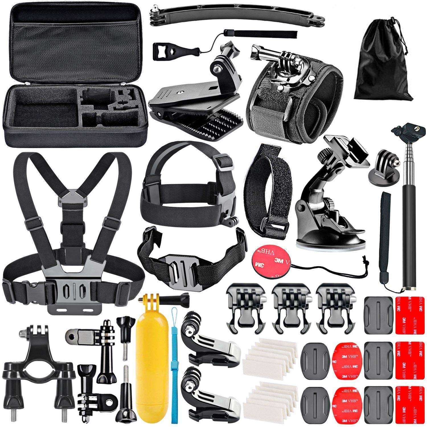 Navitech 50-in-1 Action Camera Kit For SJCAM SJ50 Dual Screen Action Camera
