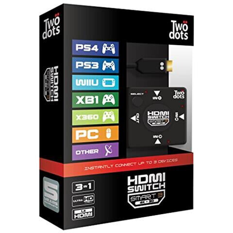 HDMI switch 3 in 1 per Playstation Ps4 by Two Dots