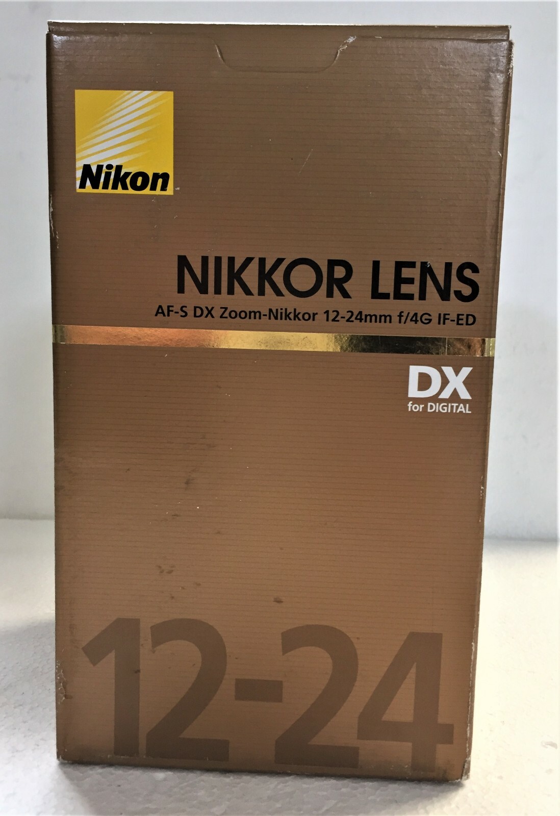 Nikon AF-S DX NIKKOR 12-24mm 1:4g IF-ED 12 mm-24 mm f/4 AF-S DX ED nuovo complet