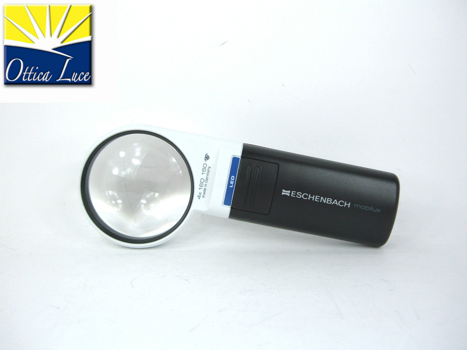 LENTE INGRANDIMENTO MOBILUX LED 4X 16D ESCHENBACH 60mm magnifying glass loupe