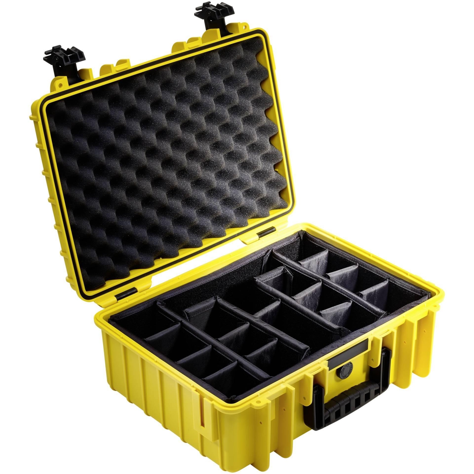 B&W Outdoor Case Type 5000 gelb mit Facheinteilung Mod. 5000/Y/RPD EAN 403154170